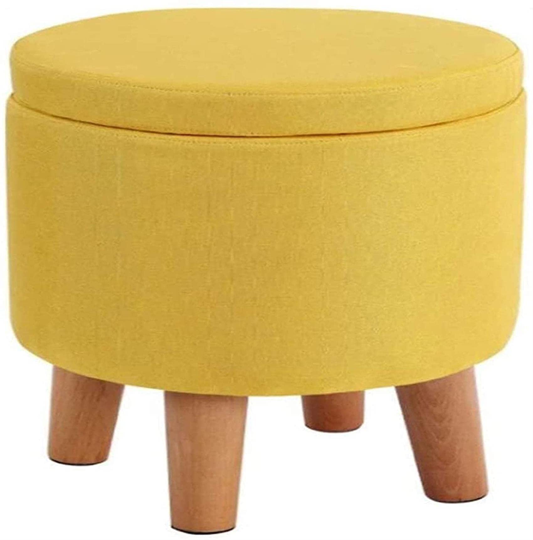 Pouf de rangement compact pour ranger le salon et soulager les pieds