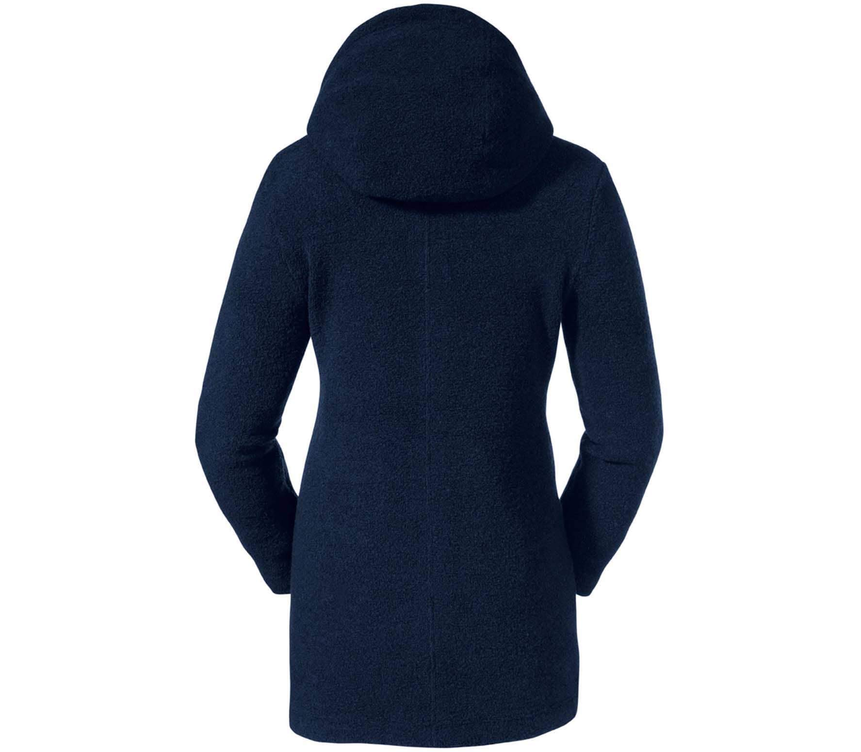Schöffel Fleece Odessa Hoodie Sudadera con Capucha para Mujer, Blazer Azul Marino, 44