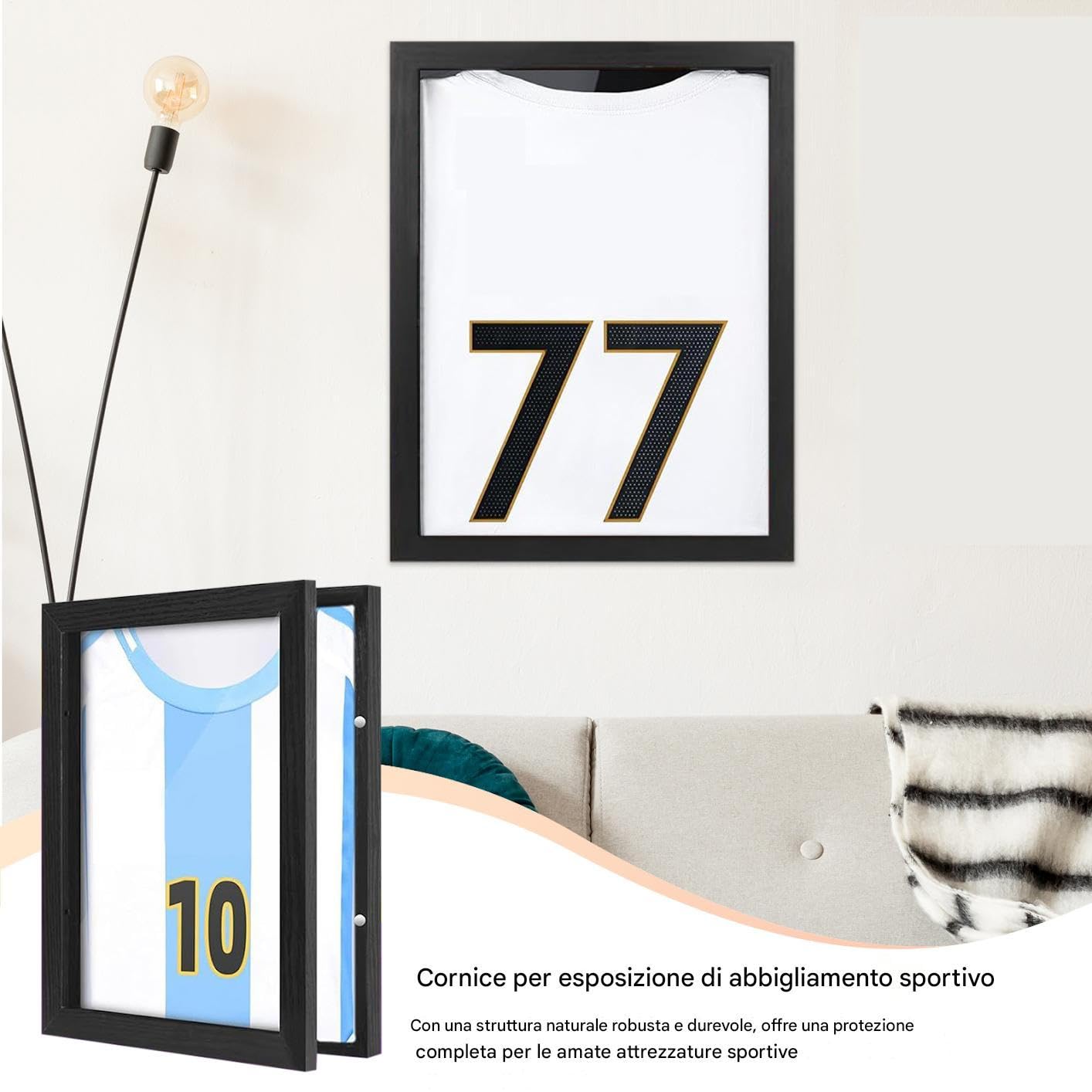 Expositor Para Camiseta Deportiva,Para Camiseta De Fútbol | Caja Protectora UV Para Camisetas De Fútbol Baloncesto Béisbol Hockey Jugadores Hombres Atletas Coleccionistas
