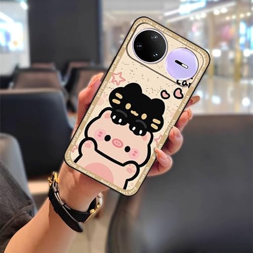 Phone Case Compatible with Huawei Nova15 Pro, Shockproof Cartoon Cute Soft case Dirt-resistant Silicone Graffiti Phone Pouch Dur