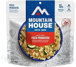 Mountain House Pasta Primavera | Freeze Dried Backpacking & Camping Food | Survival & Emergency Food