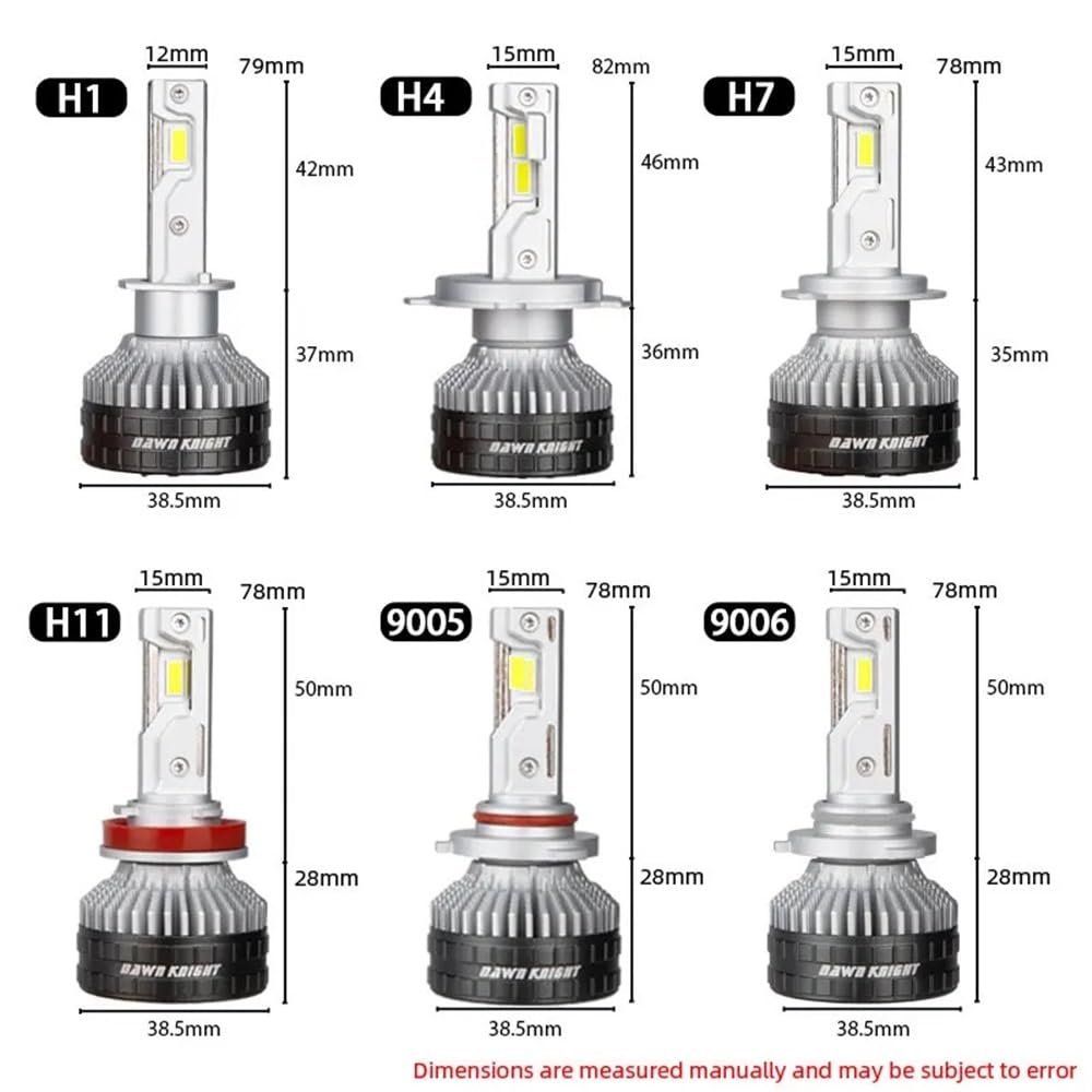 Lampe LED K9C Pro H7 H4 H11, tube en cuivre plus grand, ampoules LED H1 HB3 9005 HB4 9006 12 V for phare de voiture(6000K,K9C PLUS_H8 H9 H11)