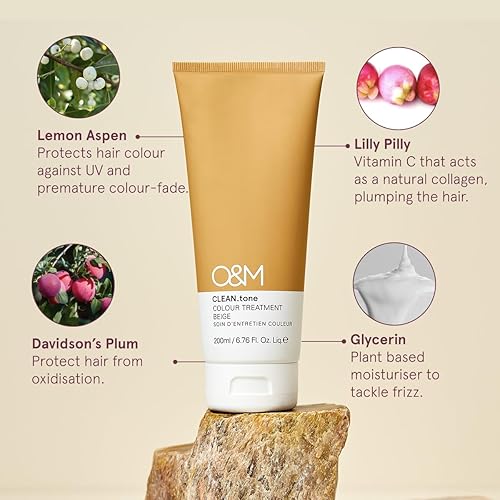 Miniatura 4 de O&M CLEAN.tone Tratamiento de color para el cabello libre de sulfatos, parabenos, siliconas, ftalatos, triclosán, propilenglicol y gluten, vegano,