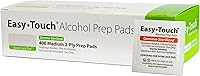 Vista 1 de Easy Touch Almohadillas de preparación de alcohol esterilizadas con gamma, caja de 400