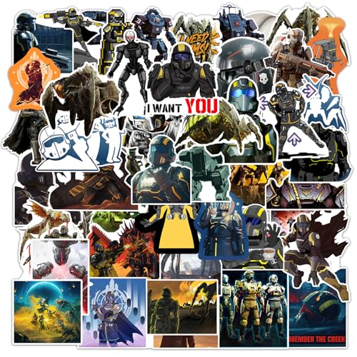 GTOTd Video Game Sticker Aufkleber (Große Größe 50 Stück) Cartoon Geschenke Merch für Laptop Wasserflasche Telefon Zubehör Auto Stoßstange Fenster Helm Dekor Teens