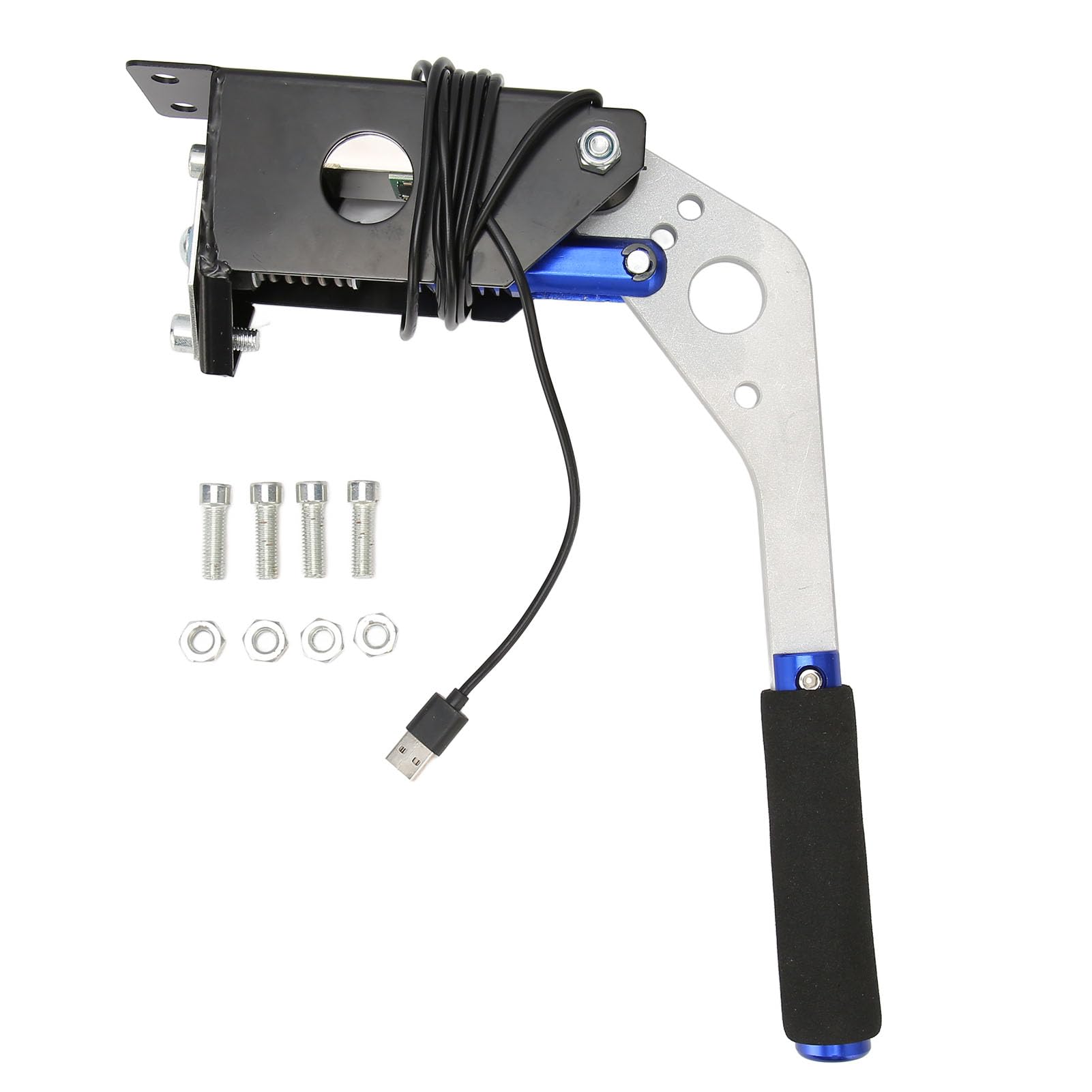 Vvikizy Freno a Mano per Gioco di Corse USB a 14 Bit con Struttura Robusta e Leggera e Altezza Regolabile, Ideale per T300 T500