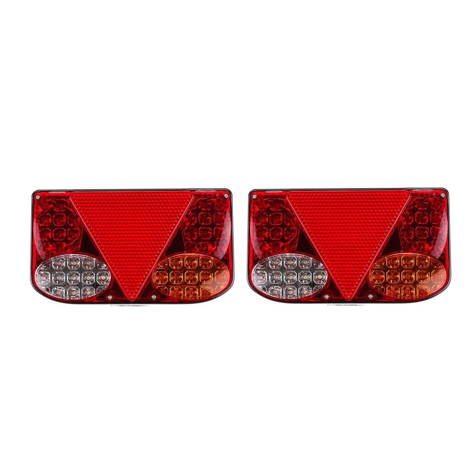 Piloto Posterior 2 Uds 12V Coche Camión Luz Trasera Luz De Freno Luz Trasera Señal Lámparas Indicador para Furgoneta Camión Remolque Caravanas Camper