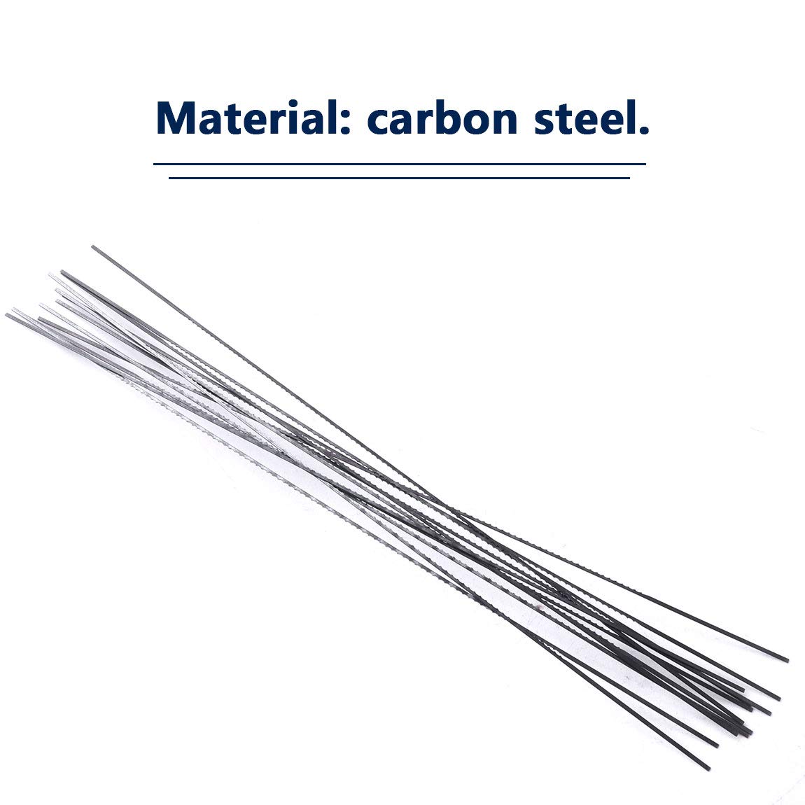 Atoplee 40pcs 1#, 2# ,10#, 12# Saw Blade Tooth Scroll Saw Blades [ 10pcs of Each Size]
