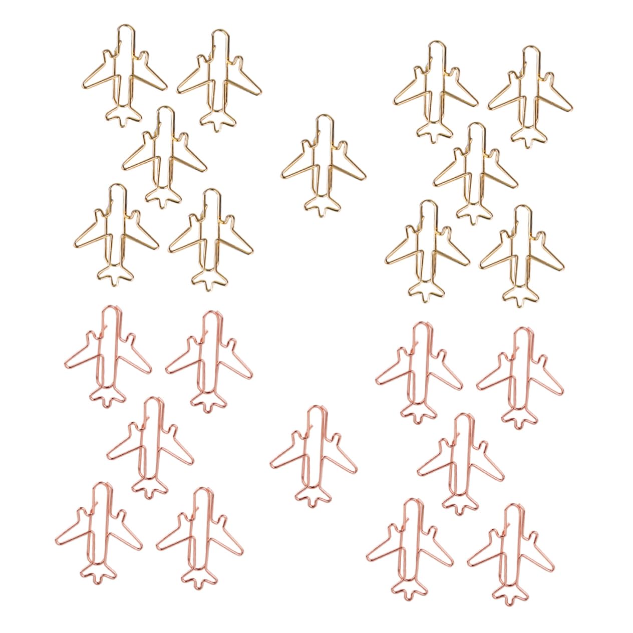 STOBOK 96stücke Kreative Büroklammern Flugzeugform Bunte Lesezeichen Clips Für Schule Büro Und Bastelarbeiten Für Notizen Fotos Memos Und Scrapbooking