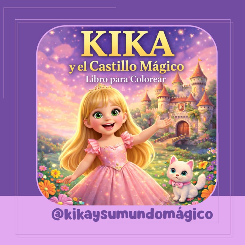 KIKA y el Castillo Mágico: Libro para Colorear