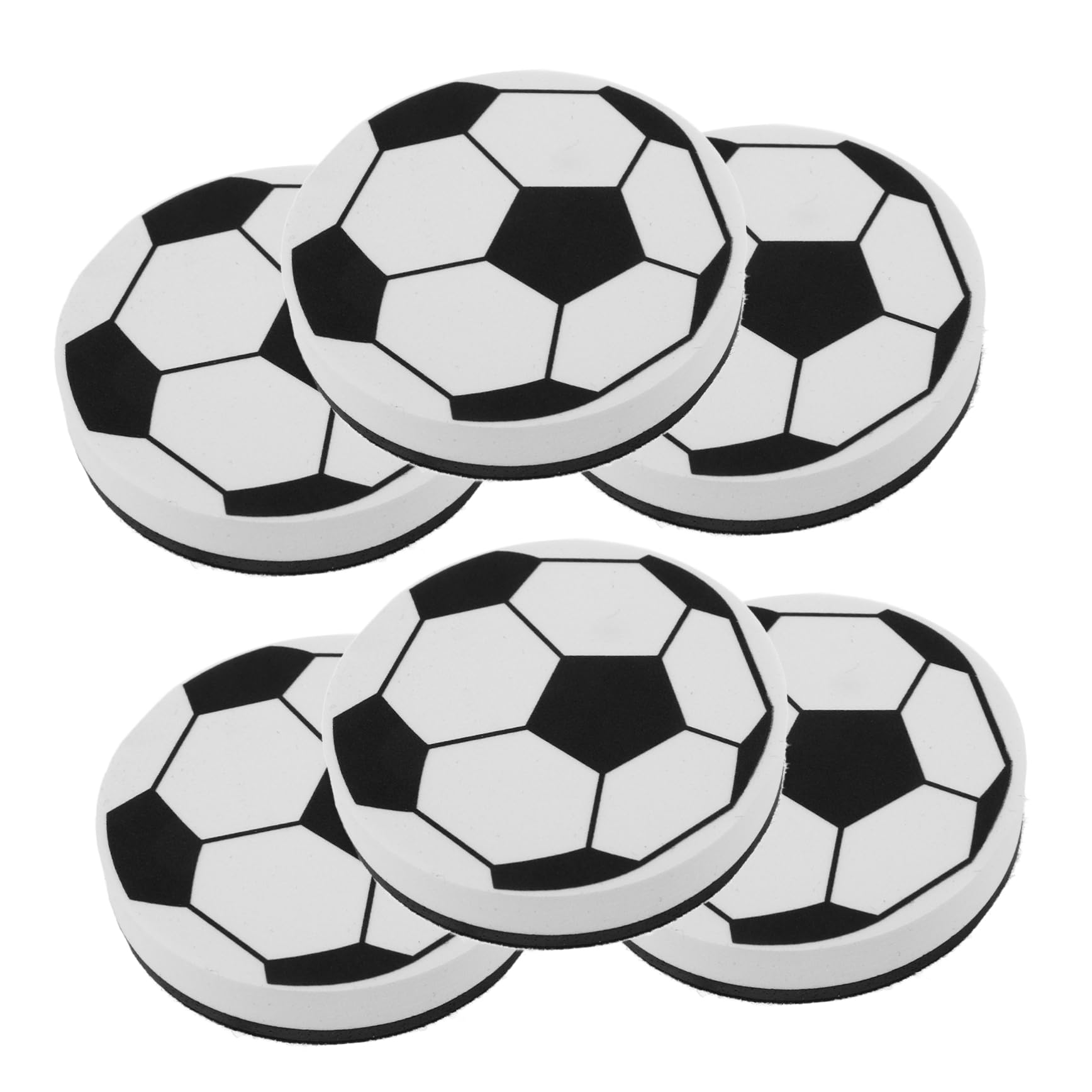 NUOBESTY 18stücke Magnetische -whiteboard-radierer Kreative Runde Form Für Lehrer Schüler Büro Perfektes Zubehör Für Whiteboards Und Tafelwischen