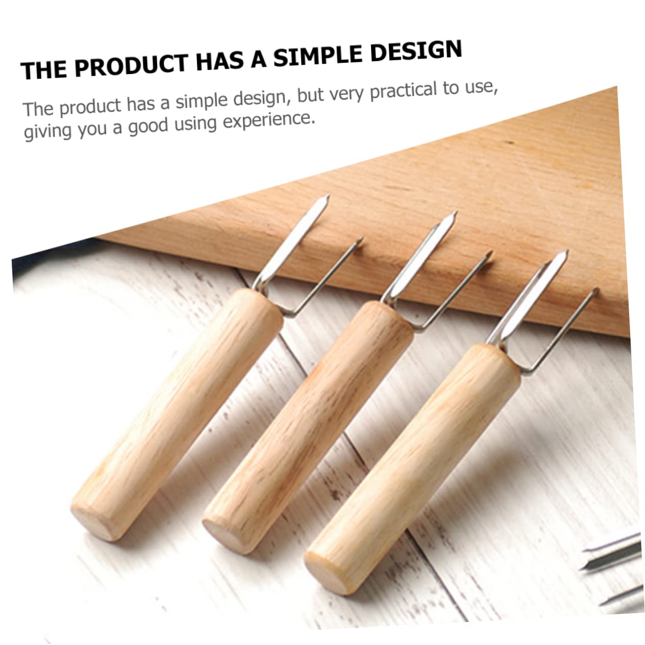 24pezzi Forchette Professionali Per Inossidabile Utensili Per Bbq Picnic e Facili Trasportare Design Per
