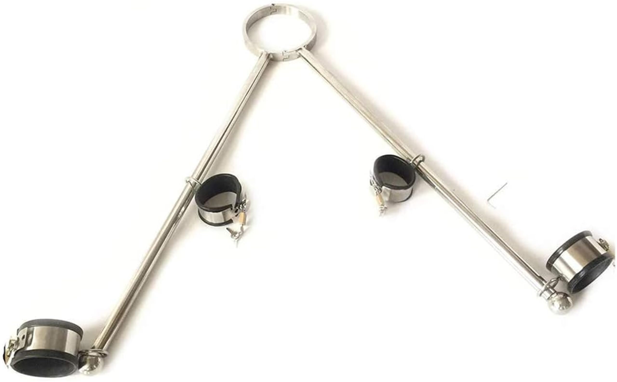 Pilori érotique SM Bondage, jambes ouvertes BDSM Bondage Retenue Cadre en acier Jeux Sex Toys for hommes et femmes Couples