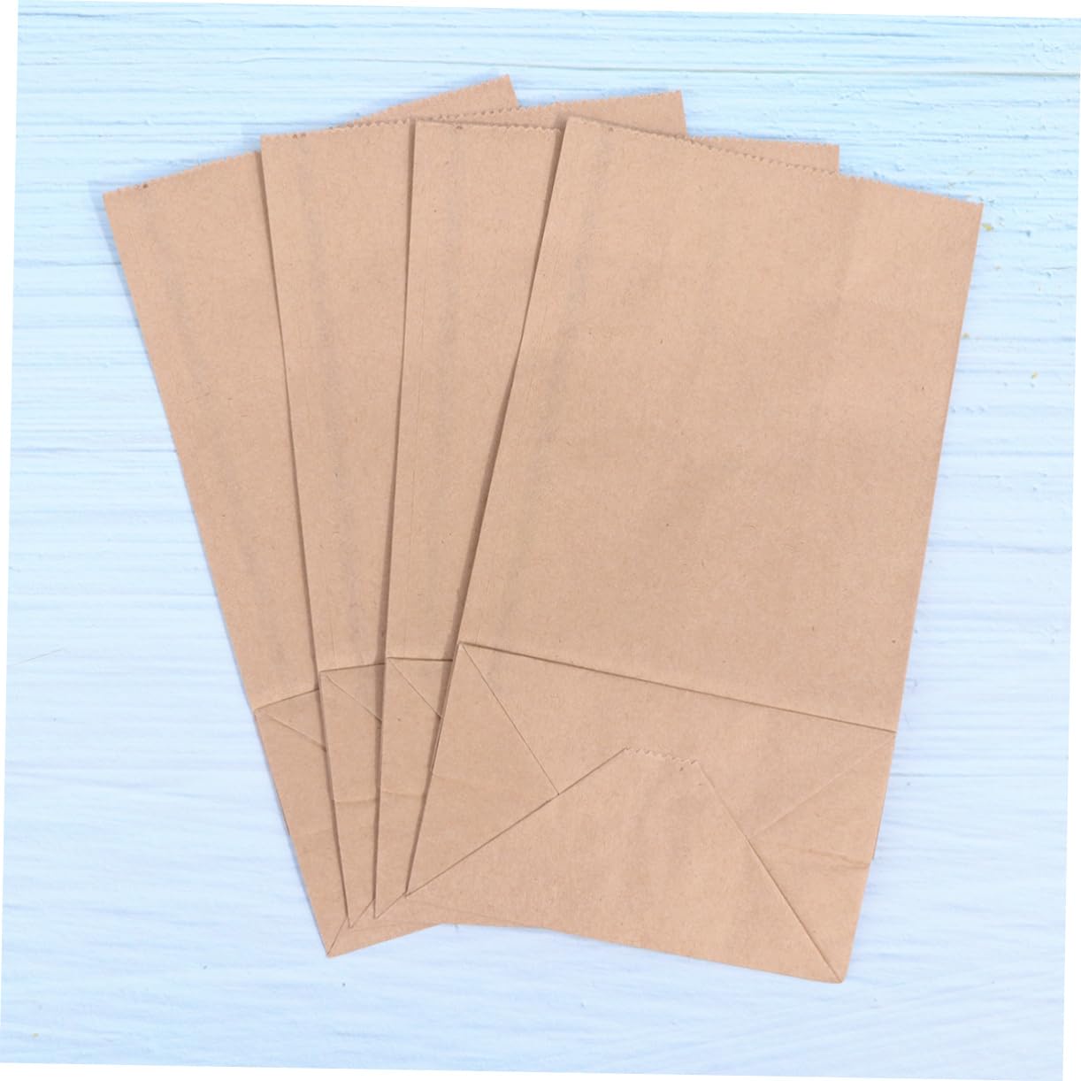 Busta da Asporto a Fondo Quadrato 100 Pezzi in Carta Kraft Gialla | Cibi Fritti e Alimenti, Uso Professionale, Confezione Pratica per Imballaggio e Consegna