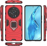 Vista 3 de Compatible con funda Xiaomi Mi 12S Ultra, soporte de anillo de metal, a prueba de golpes, parachoques duro