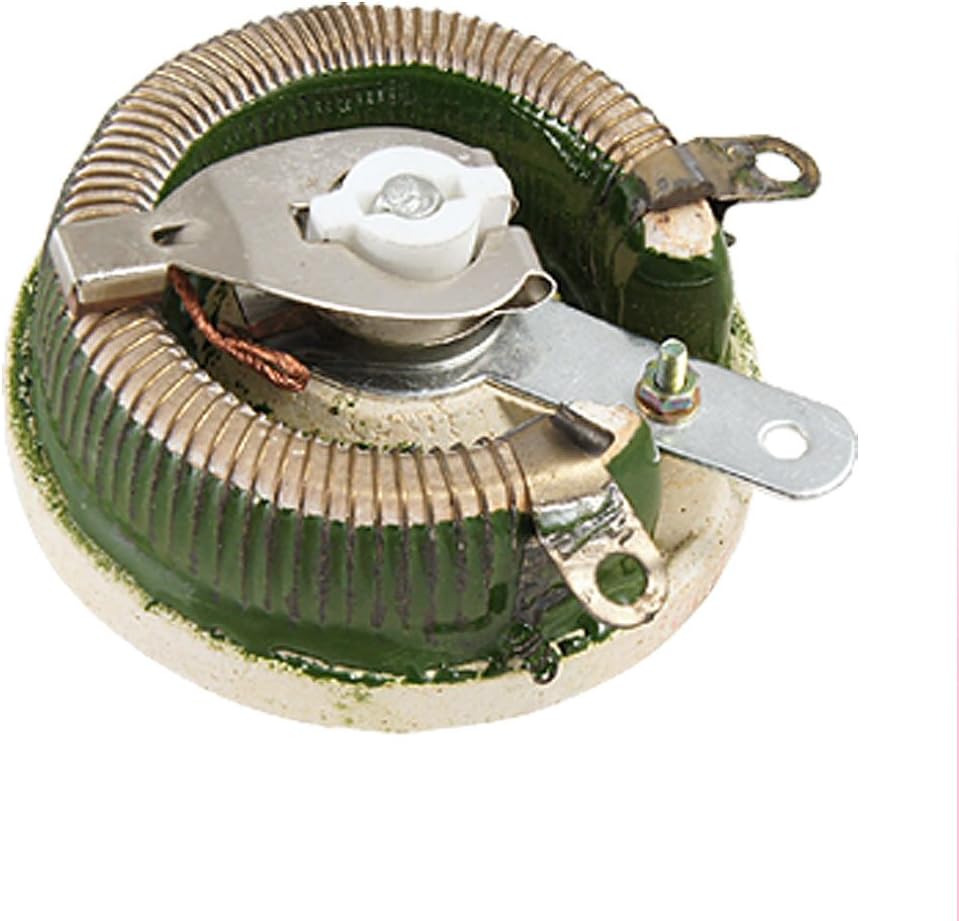 100W 10 Variable Resistors Ohm Ceramic Tray Variable Resistor Rheostats Wirewound Rheostat