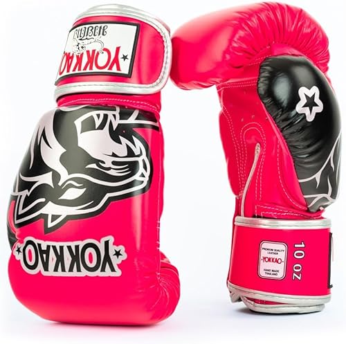 Miniatura 2 de YOKKAO Guantes de boxeo Muay Thai transpirables de diseño Guantes de entrenamiento y combate de cuero premium para hombres y mujeres Guantes de