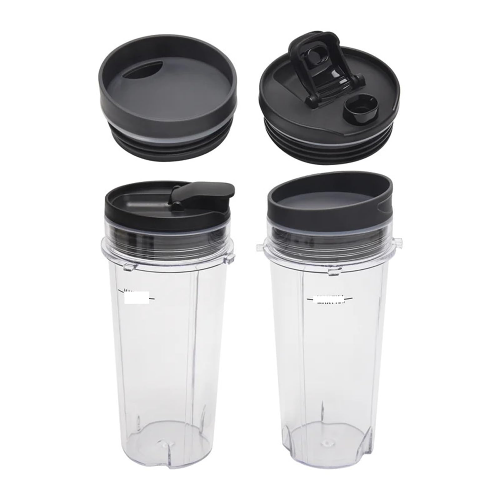 Compatible avec Ninja, Y48A 2Pcs 16OZ Gobelet 4 Couvercles BL660 BL770