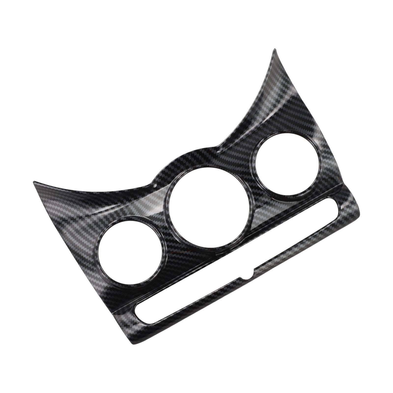 Coque de console centrale en fibre de carbone pour MINI Cooper S JCW F55 F56 2014-2023, garniture intérieure en ABS pour tableau de bord
