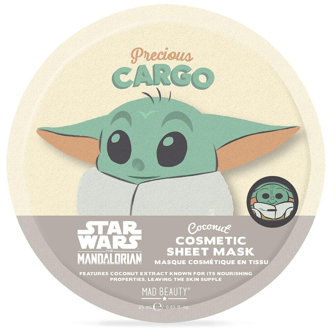 Star Wars Grogu Cosmetic Sheet Face Mask, Grogu / The Child (Baby Yoda)