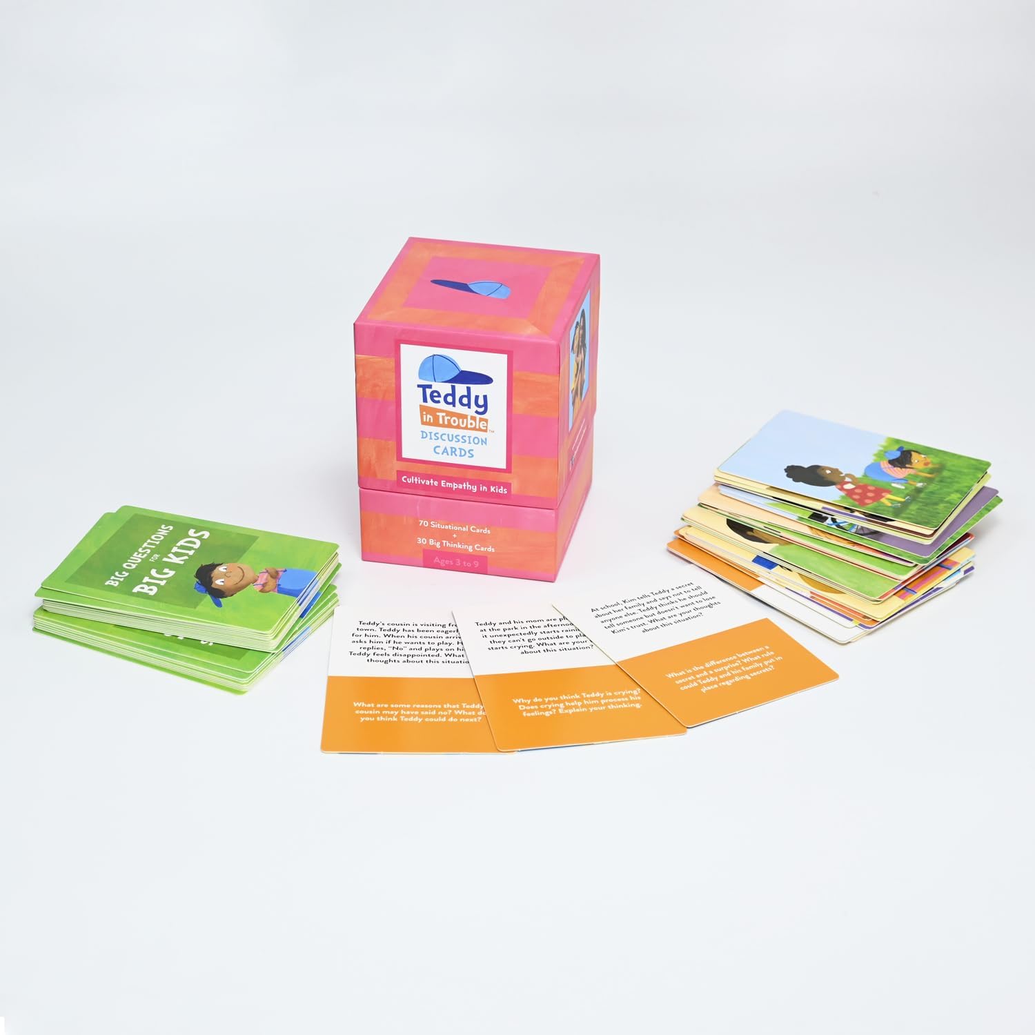Discussion Cards – 100 Conversation-Starting Cards for Kids to Build Empathy and Connection