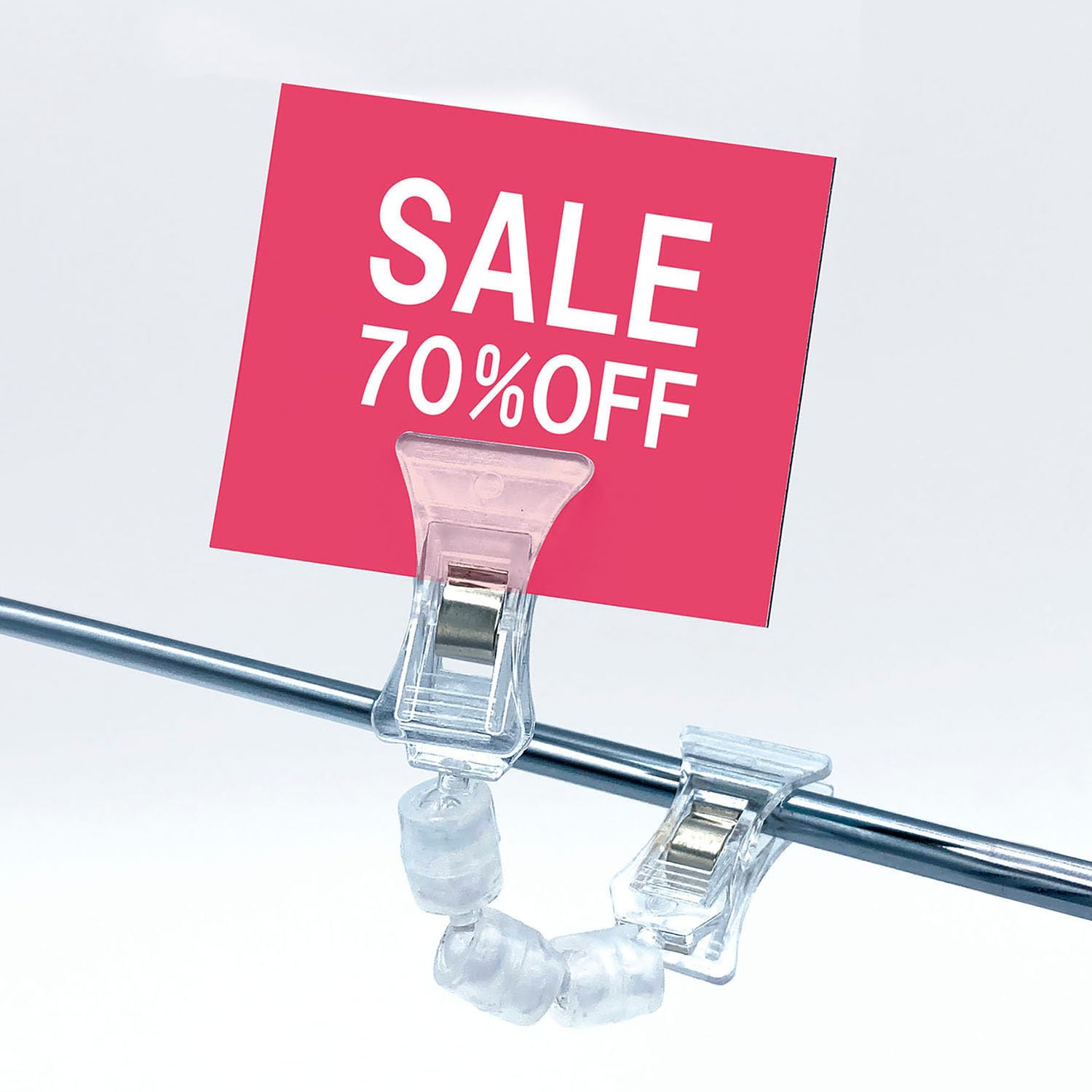 Amazon.co.jp: ナカトシ産業 自由に曲がるポップ用クリップ 10本入り