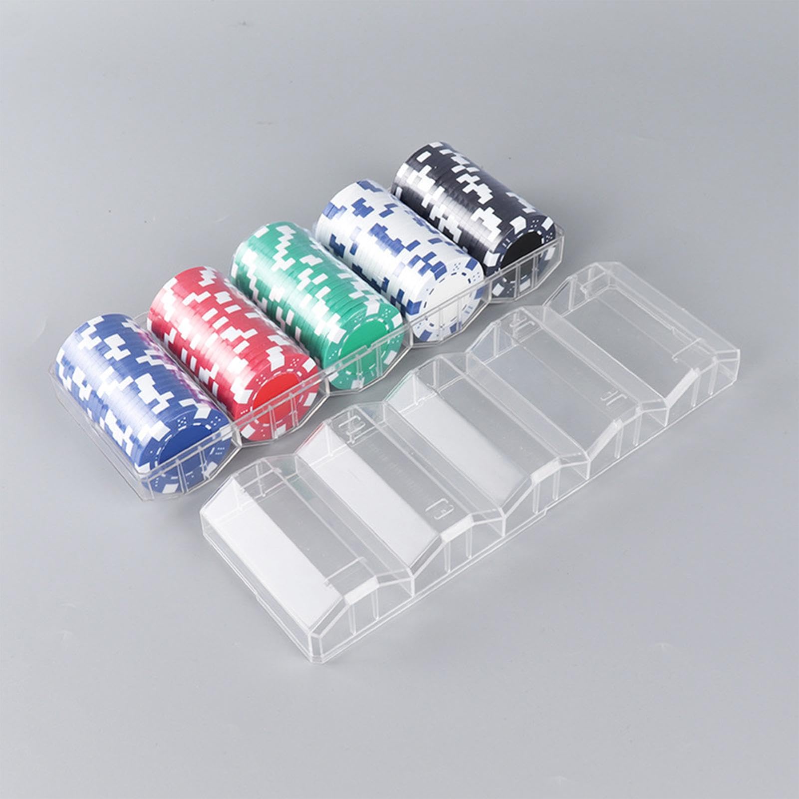 Juego de fichas de | Fichas de profesionales | de aluminio de chip de | Juego de chips de Card Club Poker con bolsa de transporte, Texas Chips, juego