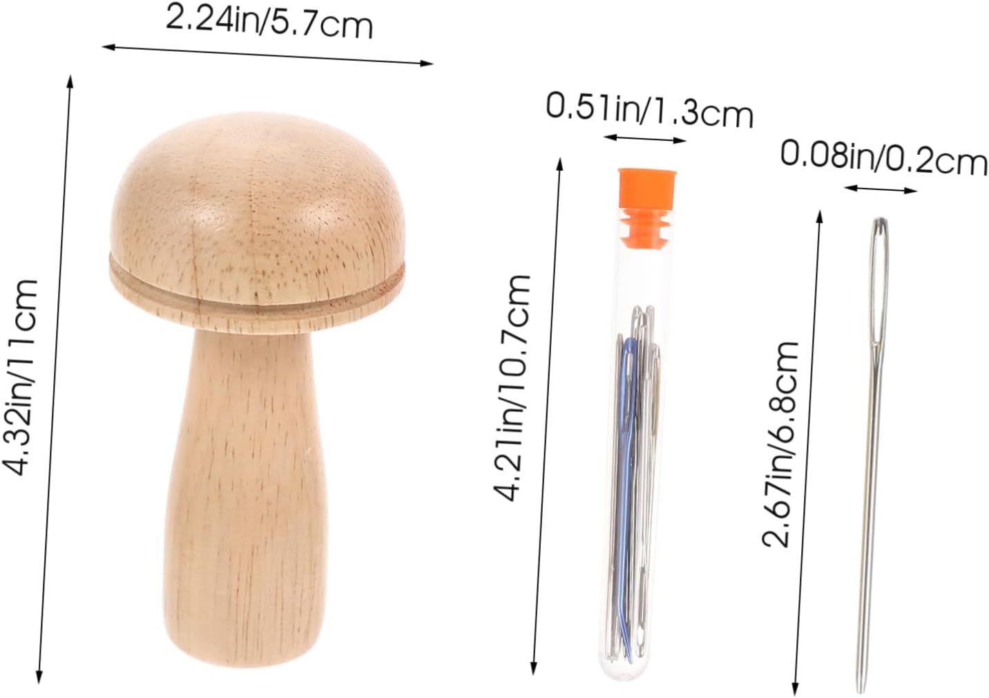 DOITOOL 1Set Multi-Function Yarn Needle for Daily Use with Portable Household Tapestry Needles Smooth Knitting Tools for Sweaters Scarves and Beginner Craft Projects
