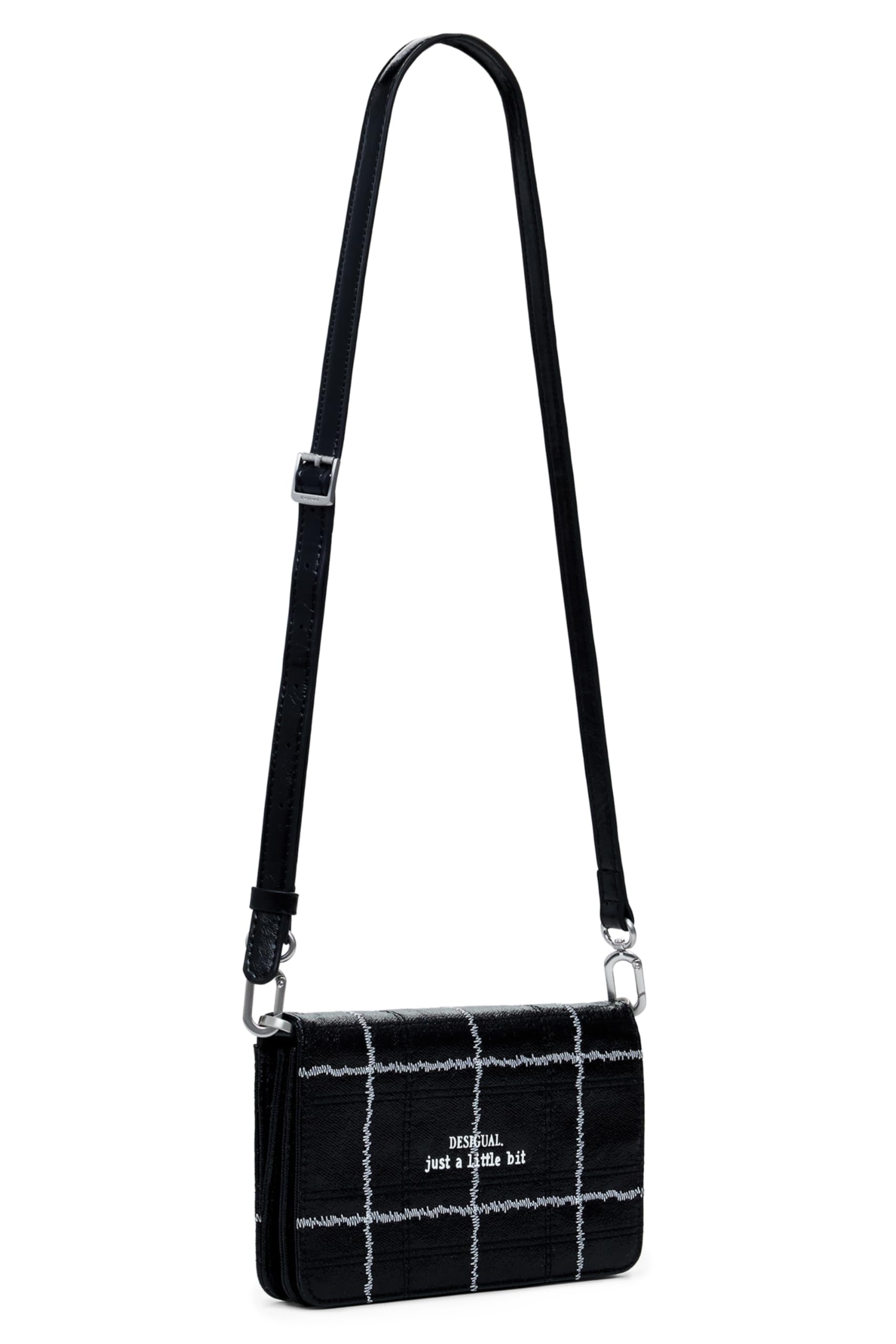 Desigual Geldbörse Mone Mai-Taimagda Tiny Zip Clutch Black schwarz