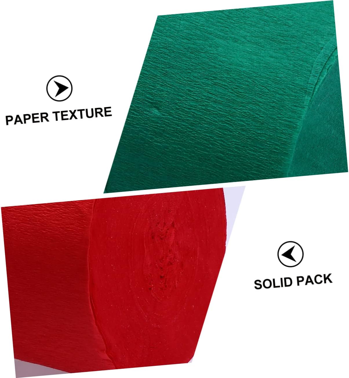 Abaodam 9pcs Crepe Paper and Streamers for Halloween Christmas and Decorations Each