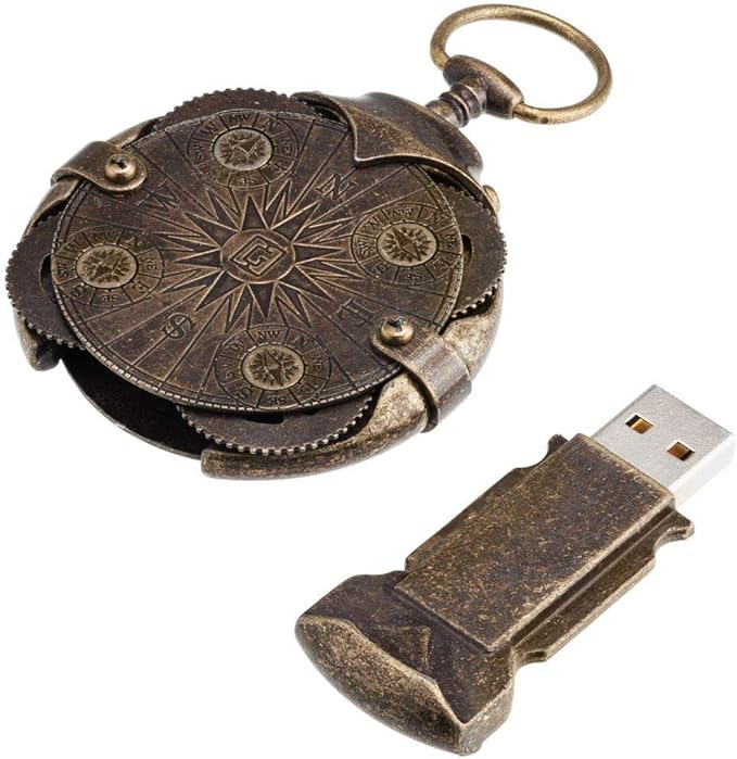 Amazon.co.jp SDI Cryptex Round Lock Compass USB フラッシュドライブ 64GB USB 3