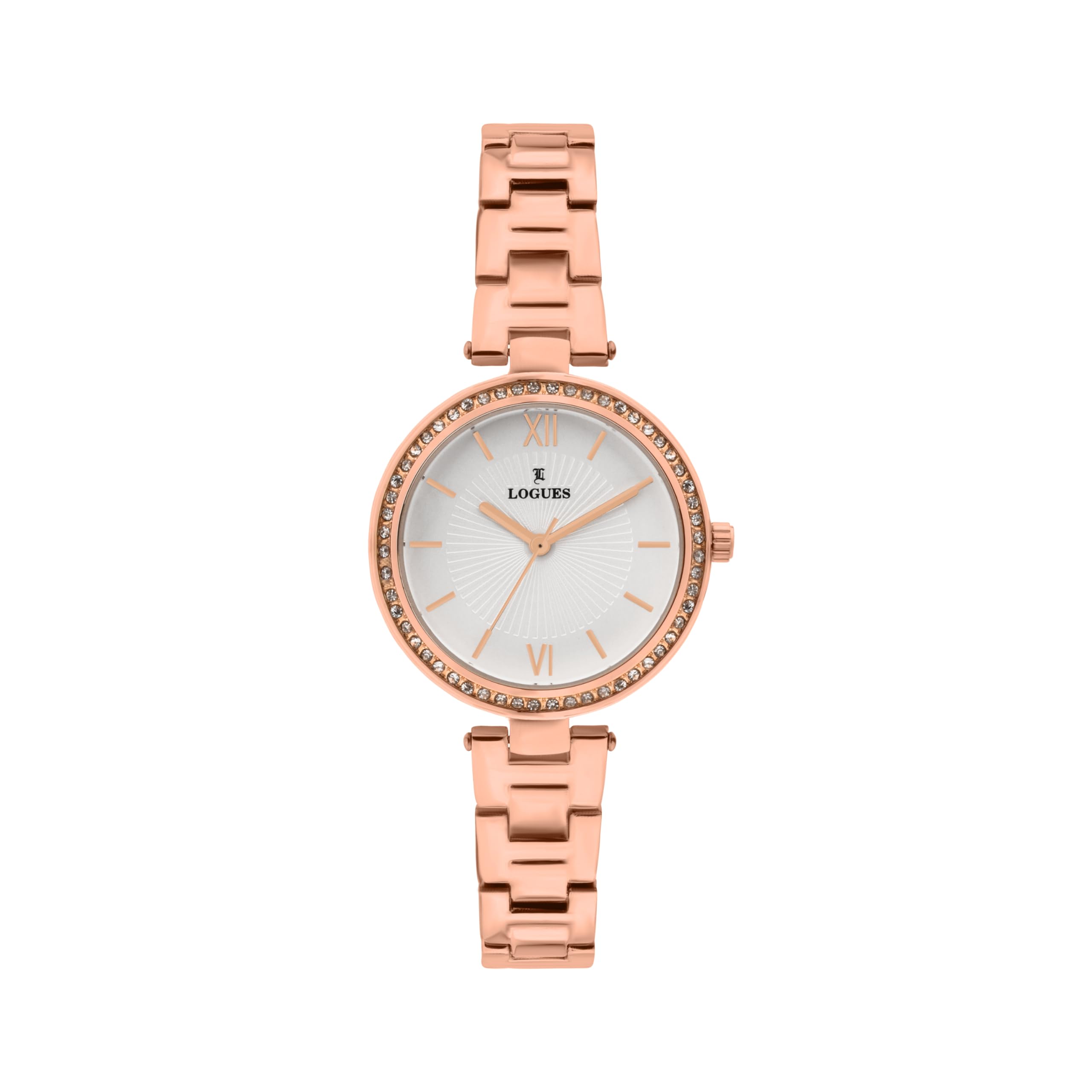 LOGUES Watches Analog Silver Dial Womens Watch | L 6178 WM-02 | 3 ATM Water Resistant | Stylish Timepiece for Her (B0D8TJ2CZ1) Amazon Price History, Amazon Price Tracker