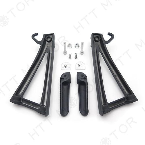 Miniatura 3 de XKMT- - Estriberas para pie de pasajero trasero color negro compatible con Yzf R6 2006-2009 2010 2011 2012 B00YWCC69K