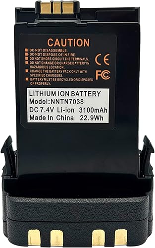Amasu NNTN7038 NNTN7038A - Batería de iones de litio de 3100 mAh, no IMPRES, compatible con radio AXP6000 APX7000 APX8000XE APX7000XE APX6000XE