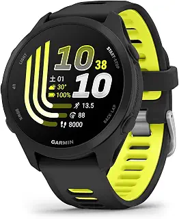 GARMIN(ガーミン)スマートウォッチ Forerunner 170 Black/Amp Yellow スマートウォッチモード 約 10 日間 高精度GPS ランニングウォッチ iOS/Android AMOLEDディスプレイ1.2インチ マラソン 軽量 防水 心拍数 睡眠スコア 健康管理 Suicaタッチ決済 Garmin Pay