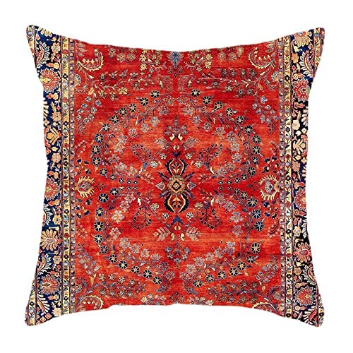 Fundas De Almohada De Estilo Turco Persa Sin Inserto De 18 X 18 Pies Para Funda De Cojín Decorativa Del Hogar (M27363SMBZ-28