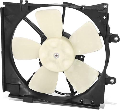 MA3115101 Conjunto de ventilador de refrigeración de radiador estilo fábrica compatible con Mazda 626 V6 2.0L en 1993-1997, 12V, negro