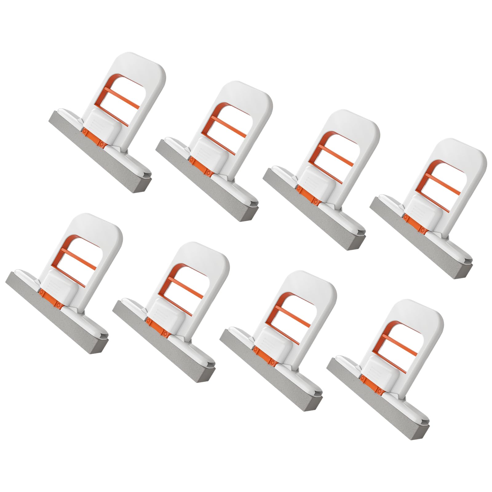 Kalttoy Of 8 Ergonomic Small Mops for Easy Operations in Tight Space Kitchen Bathroom Countertop Desktop Cleaning Tool Small Mop