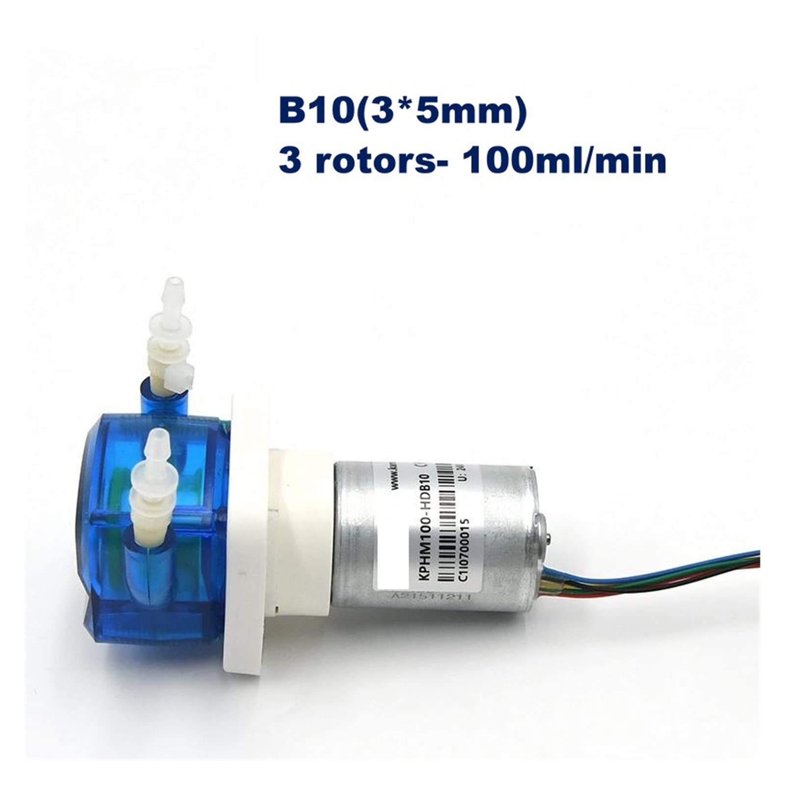 Pompa perystaltyczna Mała pompa 12 V Pompa samozasysająca Mała pompa Mini laboratoryjna mikropompa wodna(100-hd3 24v)