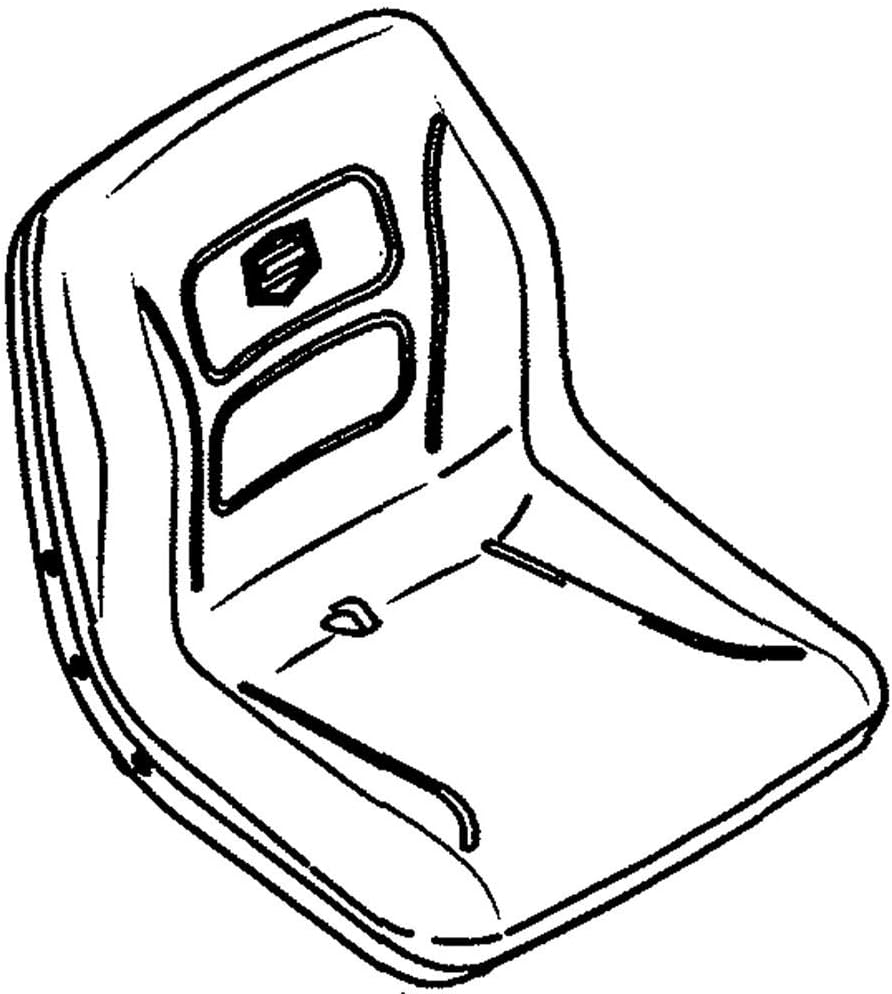 Mtd 75705107 Lawn Tractor Seat Genuine Original Equipment
