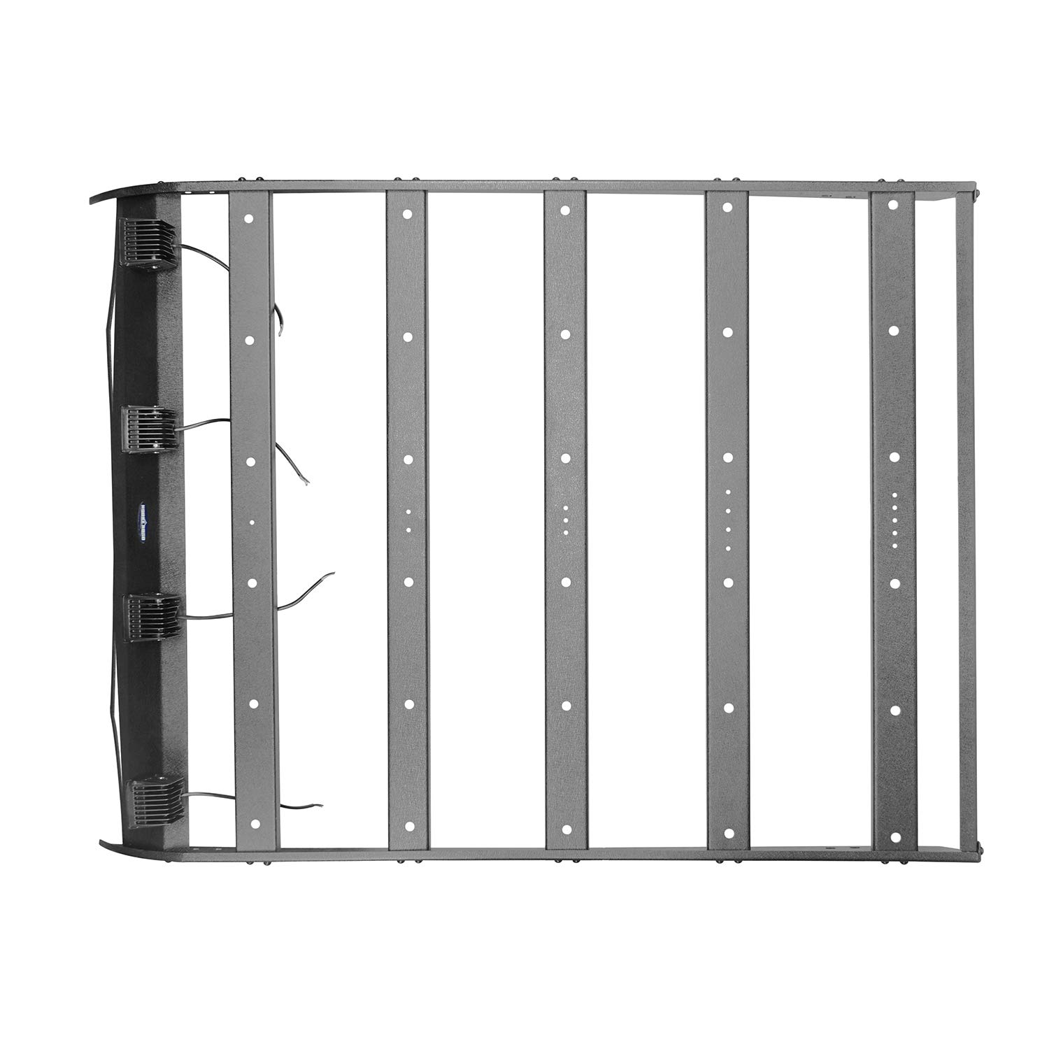 uBox Top Roof Rack Cargo Management Luggage Carrier w/4x LED