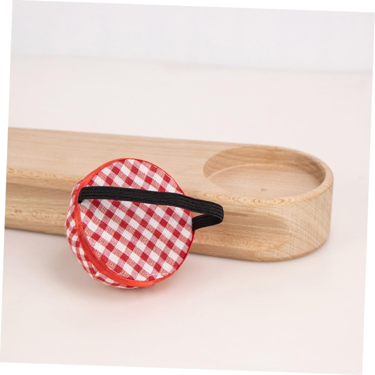 Wooden Seam Clapper with Pin Cushion for Sewing and Quilting