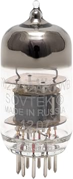 SOVTEK 7025/12AX7WB Miniature/mT Double 3 Pole Tube TSOV12AX7WB