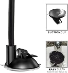 Support de téléphone de voiture Mont pare-brise, long bras pince iVoler Pare-brise universel avec double clip forte aspirateur porte-téléphone cellulaire compatible voiture iPhone 11 Pro XS Max X 7 8 6 Plus Galaxy S9 S8 S7 Remarque 9 10