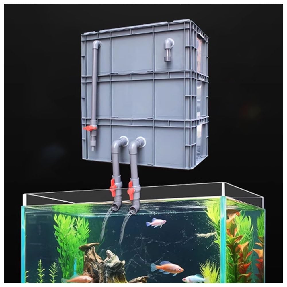 Filtro per acquario, sistema di filtraggio esterno a 3 strati per una maggiore trasparenza dell'acqua, ideale per acquari e piccoli stagni
