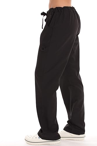 Miniatura 2 de Just Love Pantalones médicos sólidos tipo cargo para mujer