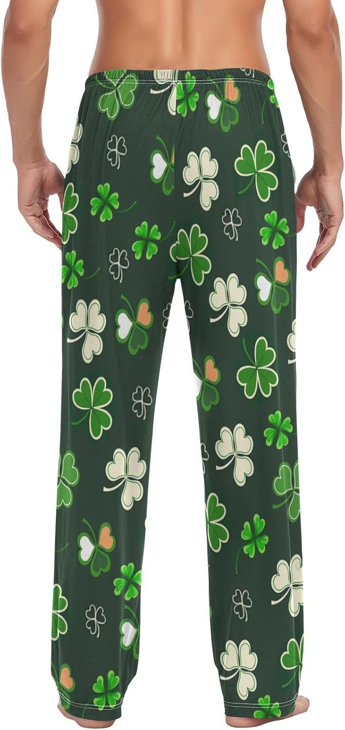 Men's Pajama Pant Straight-Fit Pajama Bottoms Sleep PJ Lounge Pants with Pockets - Image 2