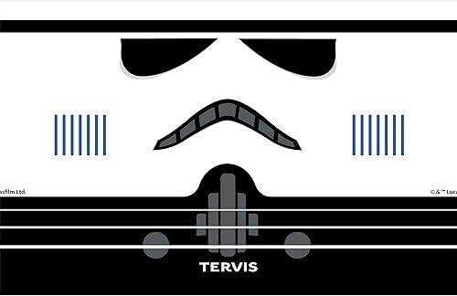 Miniatura 2 de Tervis Traveler Star Wars - Vaso aislado de triple pared con detalle del casco, mantiene las bebidas frías y calientes, 30 onzas, acero inoxidable