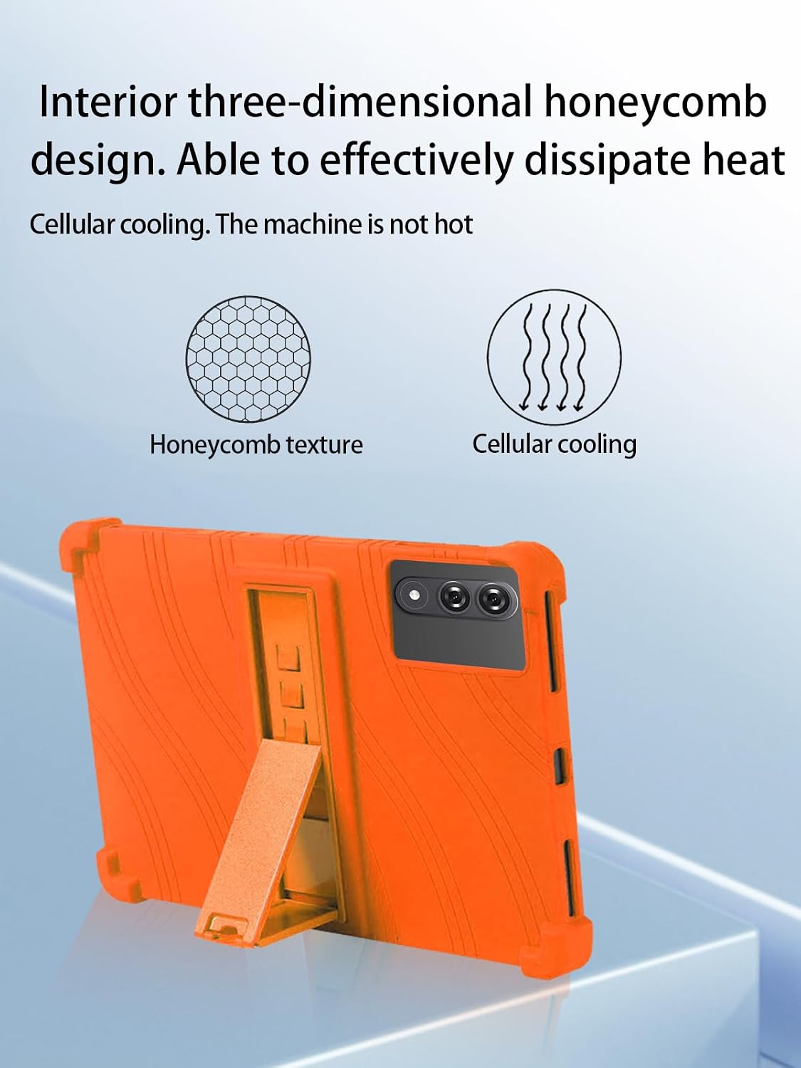 Silicone Case for COTGOD M90 11" Android 16 Tablet, Orange image 3