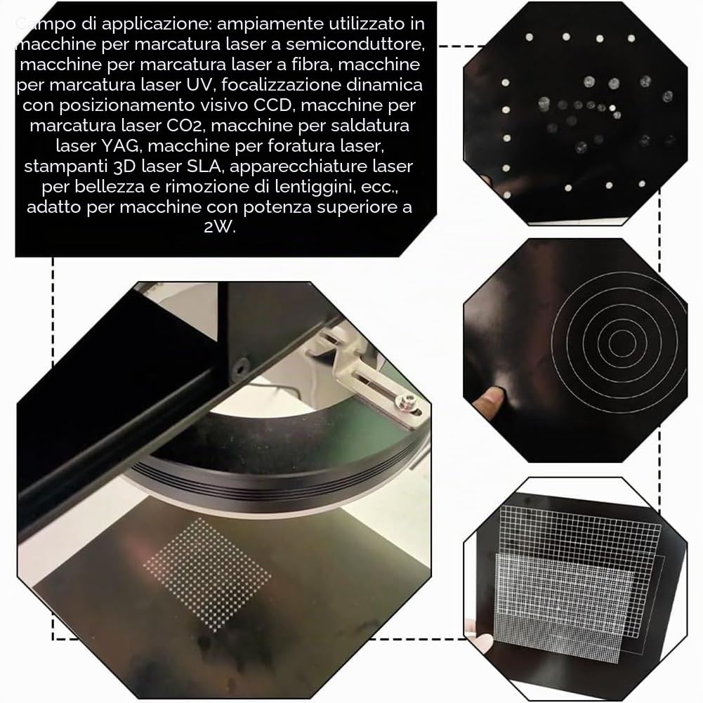 BENECREAT 10 fogli di carta per test laser nero, 20 x 20 cm, carta autoadesiva per marcatura laser, materiale per incisione laser per macchina da incisione